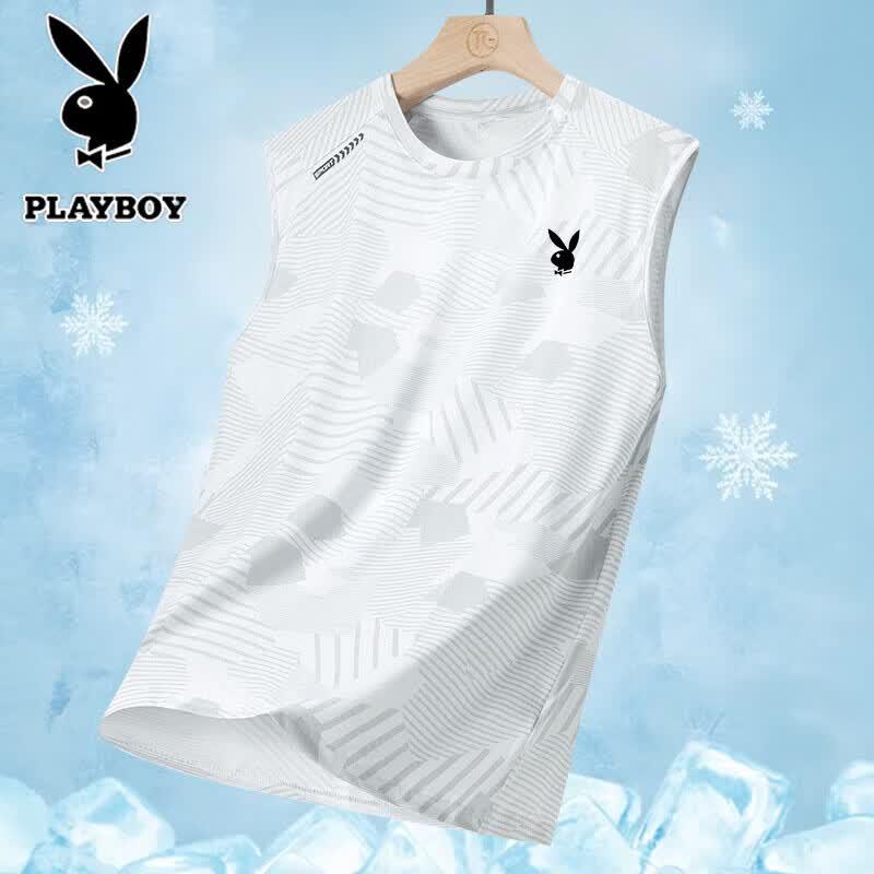 Playboy Men s Quick-Dry Round Neck Vest L