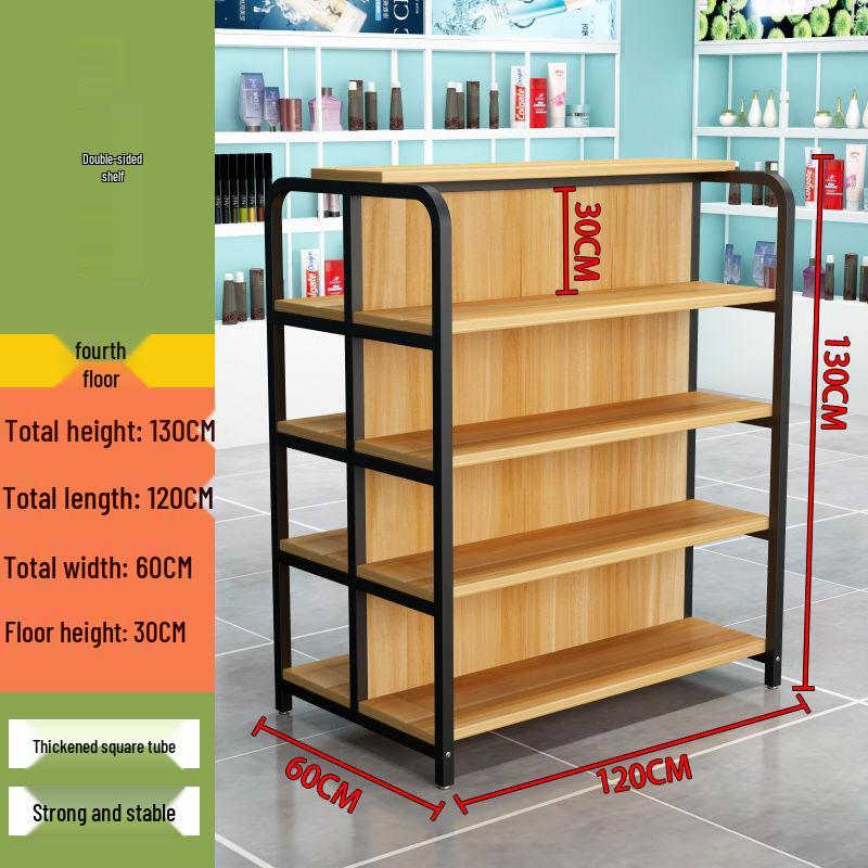 Versatile Multi-Layer Snack Display Rack for Supermarkets and Convenience Stores