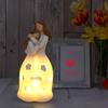 Mother and Daughter Resins Figurine Heartwarmings Gift with Flickering LED Candle for Mother Day or Christmas Birthday