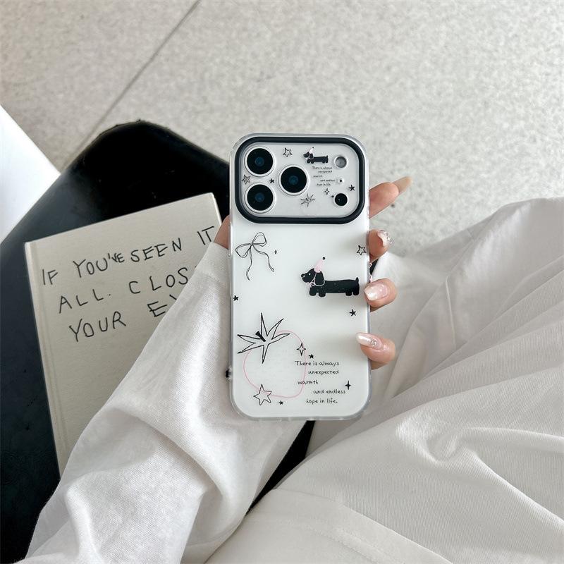 

Strawberry Cute Dachshund Phone Case for iPhone 17/16 Pro Max/15/14 - High-End Feel Apple 16