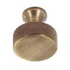 Smiths Architectural Cross Knurled Brass Door Knob