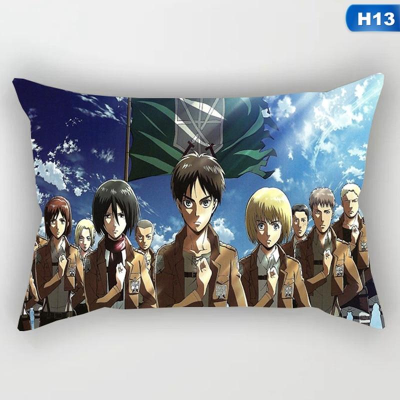 attack on titan pillow case