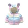 Kinder Kapuzenjacke mit Baumwollfutter - Warmer Cartoon-Print für Jungen & Mädchen im Herbst/Winter