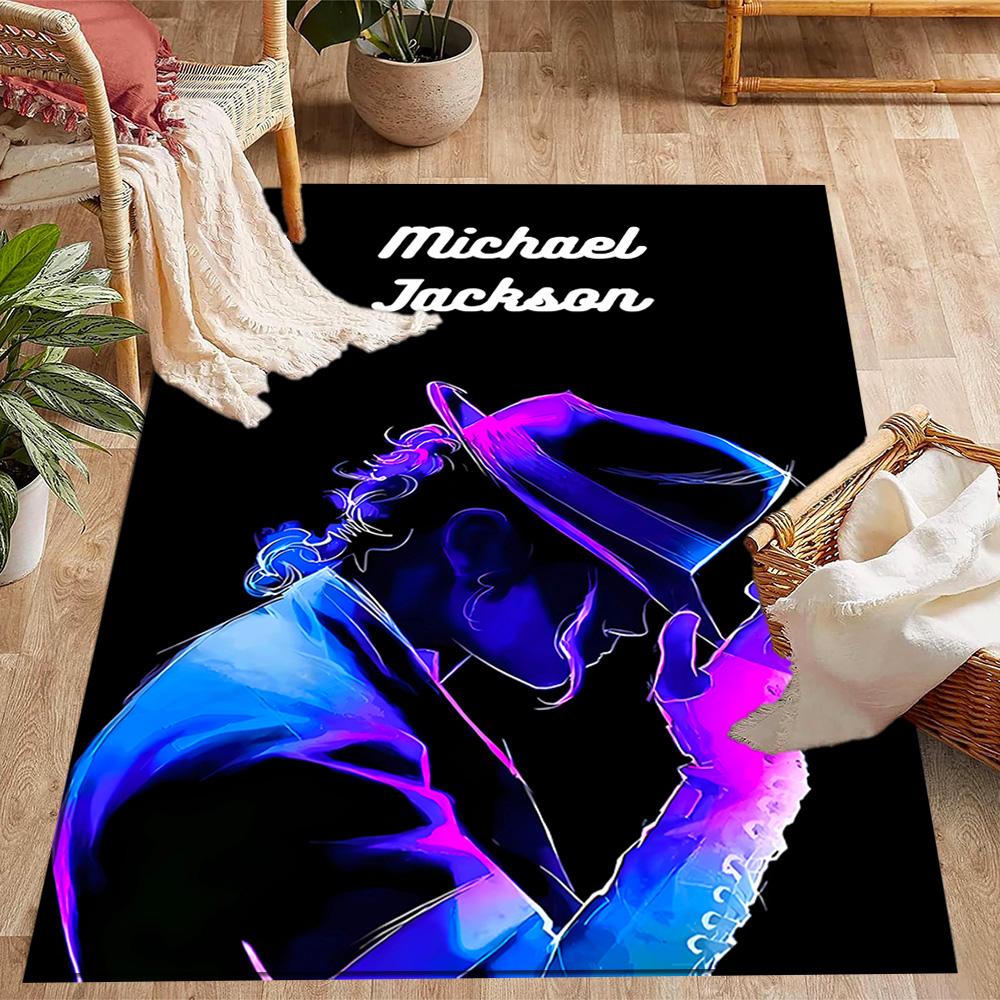 Michael Jackson Dangerous Tour Carpet Suitable for Foyer Balcony Hallway Game Room Anti-slip Rug Decorate Offices Spiritual Gift