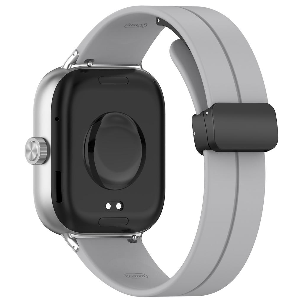 For Xiaomi Redmi Watch 4/Smart Band 9 Pro/8 Pro Silicone Strap Replacement Wrist Band with Folding Buckle