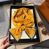 Small long silk scarf, women's spring and autumn style, foreign style, fashionable new style, matching shirt, headband, mother's neck, scarf.