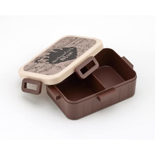 Skater Bento Box, Harry Potter Wizarding World Map, 650ml, Antibacterial, 4-Point Lock, Women's, Made in Japan, YZFL7AG-A