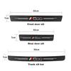 Car Door Threshold Plate Carbon Fiber Stickers For Fiat Abarth 500 Abarth 124 Abarth 595 500x 500l 500c Auto Accessories