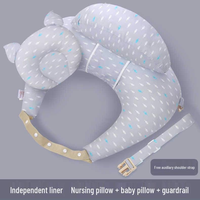 Multifunctional Nursing Pillow: Newborn Feeding, Back Support, Baby Sitting Aid
