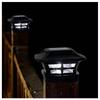 Solar Post Lantern With Led Light For Garden Pathway Outdoor Yard Decor
