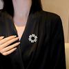 Garland Pearl Brooch for Women High-end Corsage High-end Pin Niche Clothing Accessory Anti-exposure Wonder