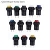 DS-428/427 Momentary Pushbutton Switches - 10pcs, 12mm, OFF-ON, 3A/125VAC, 1.5A/250VAC Self-Lock