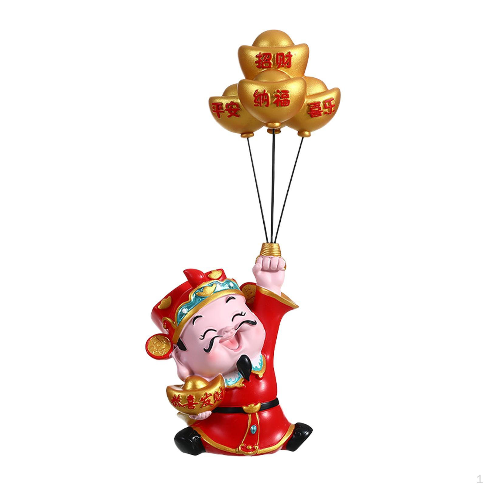 

Статуя Бога Богатства, декоративная статуэтка, коллекционная, симпатичная настольная скульптура для офиса Standing