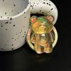 Transparent Laser Bear Mobile Phone Airbag Bracket Wind Magnetic Suction Retractable Lazy Desktop Bracket Watching Dramas