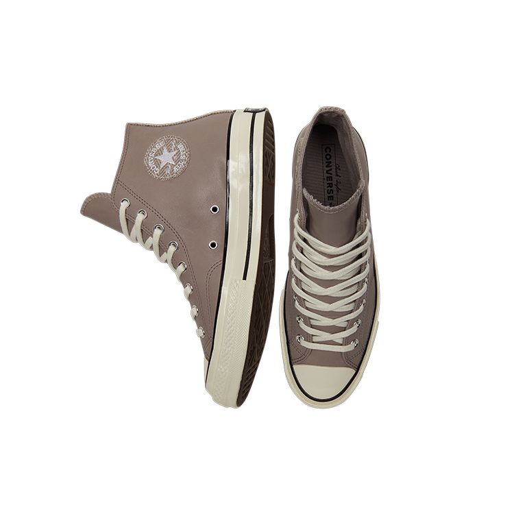 Converse Chuck 70 High Grey Ivory Unisex Sneakers White 173130C