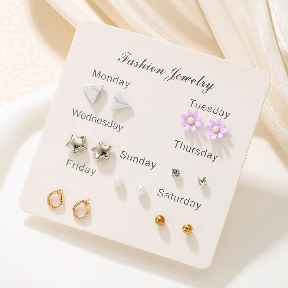 Oil drop stud earrings, niche high-end sense free of charge, small and cute cartoon animal mini earrings ins wind women's earrings