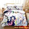 New Show By Rock! Bedding Set Single Twin Full Queen King Size Bed Set Adult Kid Bedroom Duvetcover Sets Anime parure de lit Bed