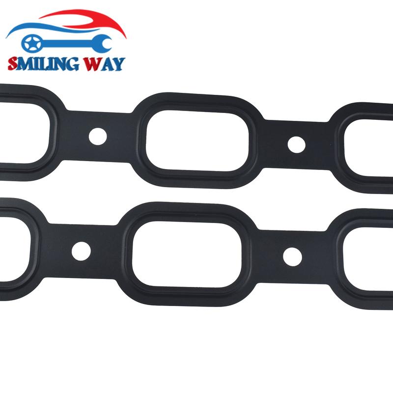 LR041681 2 Pcs Car Intake Manifold Gasket Set For Land Rover Discovery Range Rover LR4 & Jaguar XE XF XJ F-type 3.0L 5.0L V6