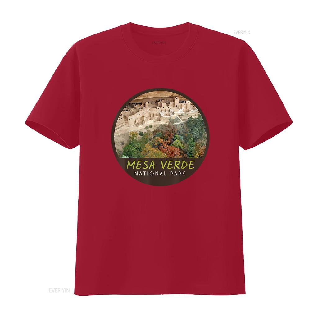 Womens Mesa Verde National Park Adventure T Shirt vintage Washed Slightly fashion Soft streetwear homme Breathable Stylish