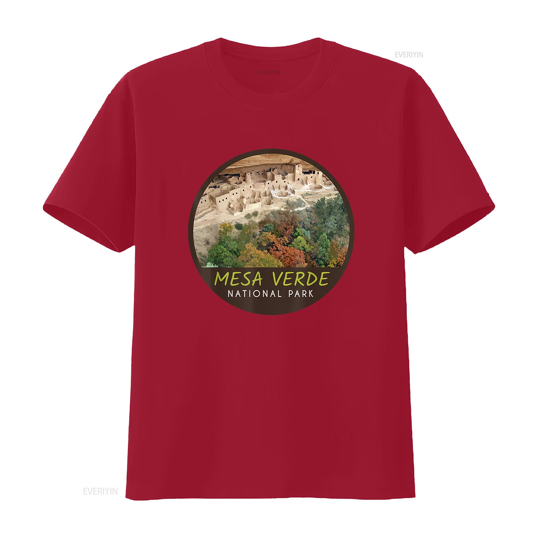 

Womens Mesa Verde National Park Adventure T Shirt vintage Washed Slightly fashion Soft streetwear homme Breathable Stylish S