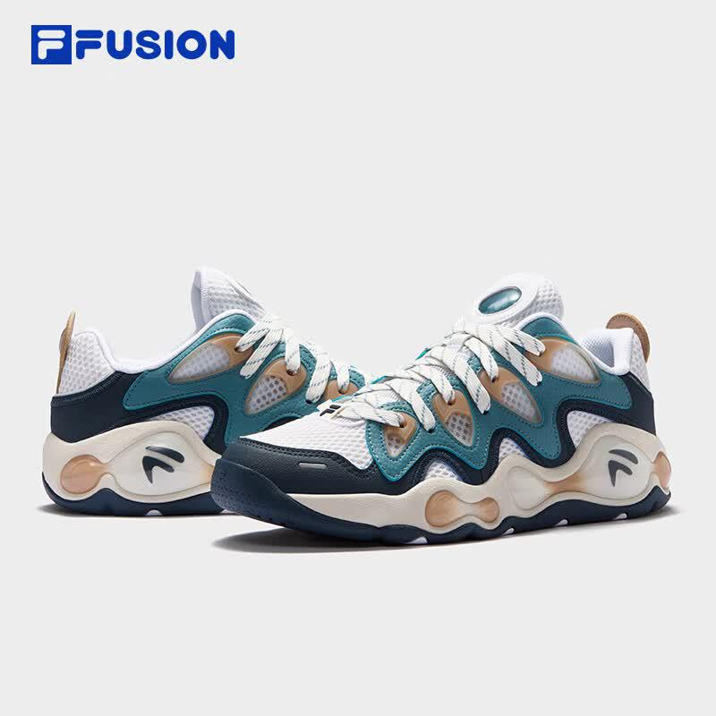 FILA FUSION Men's VERTICAL Retro Low-Top Basketball Shoes