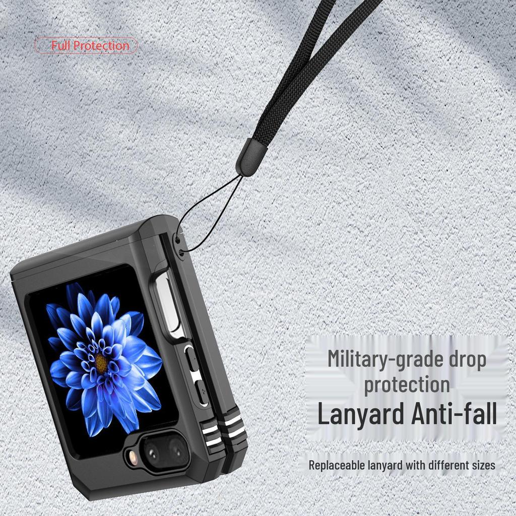 Samsung Z FLIP6 Stoßfeste Soldatenhülle: Stoßfeste & Rundum-Schutzhülle für FLIP5