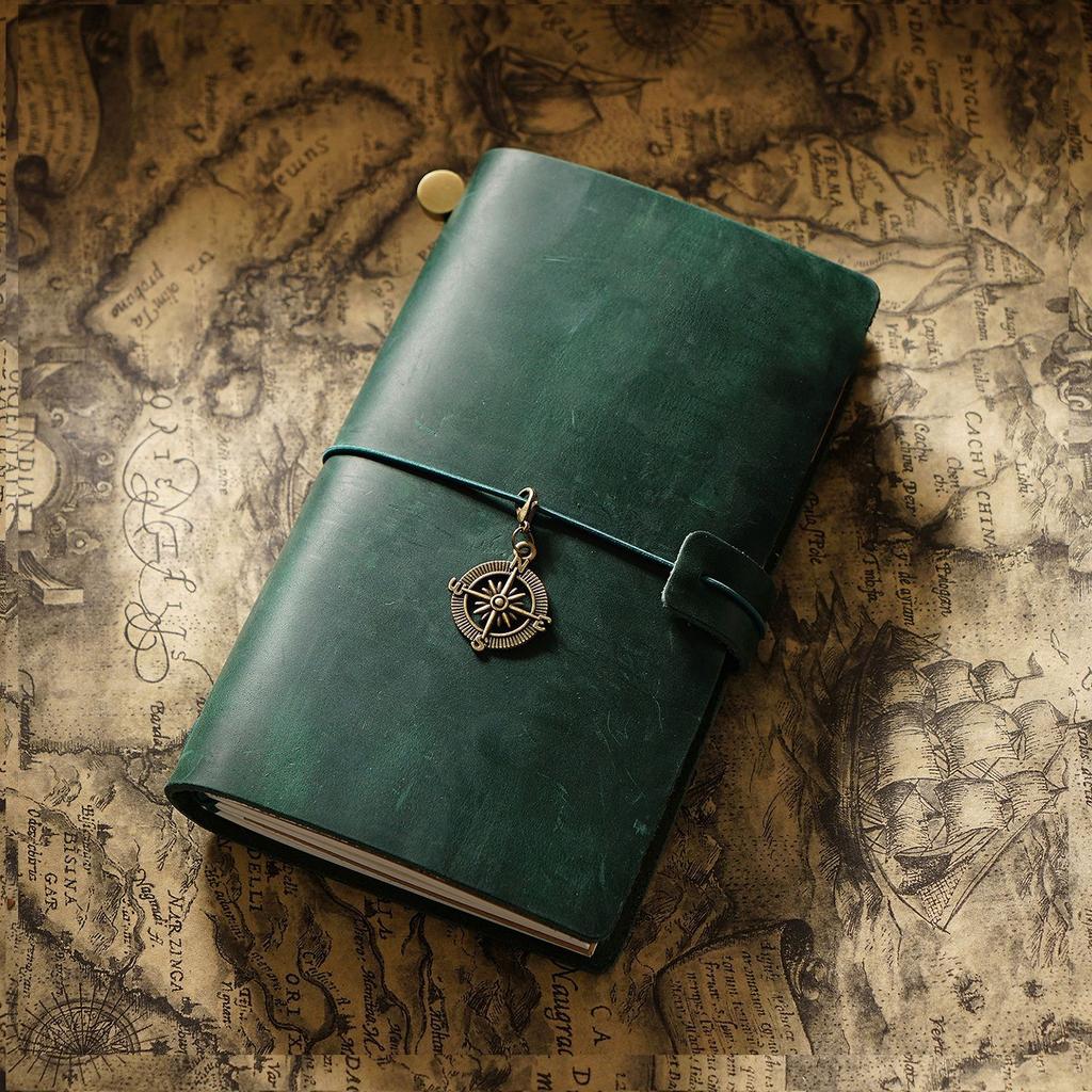 Full Grain Leather Diary Journal Workbook Custom Paper Notebook Leather Book Cover Jotter Vintage Notebook Leather Product