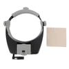 2 LED Head Mounted Magnifier Adjustable Magnifying Glass with Light for Hobbies Crafts Watch Repairs