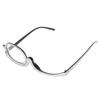 Makeup Reading Glasses Portable Magnifying Presbyopic Reading Glasses Flip Up Rotating Single Lens