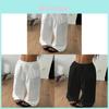 Pantaloni Casual Comodi a Vita Alta con Coulisse da Donna per l'Autunno