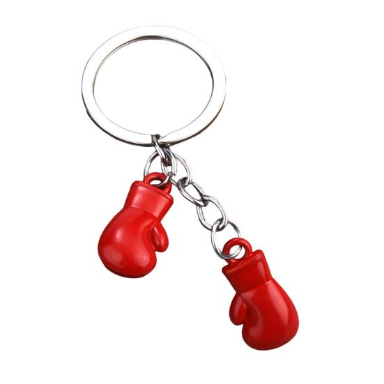 

Keychain Pendant Lightweight Portable Durable Metal Texture Creative Design Multiple Colors Optional Practical And Fun Keychain Accessory красный