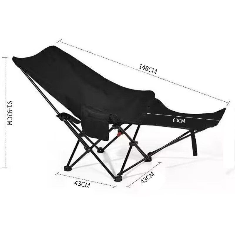 Adjustable Folding Lounge Chair with Footrest - Perfect for Balcony, Home Leisure, and Seasonal Comfort