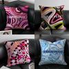 Prince Of Prints EEmilio Pucci-Famous Pillow Case Anti-dustmite Pillowcase Invisible Zipper Silky Short Plush Sofa Cushion Cover