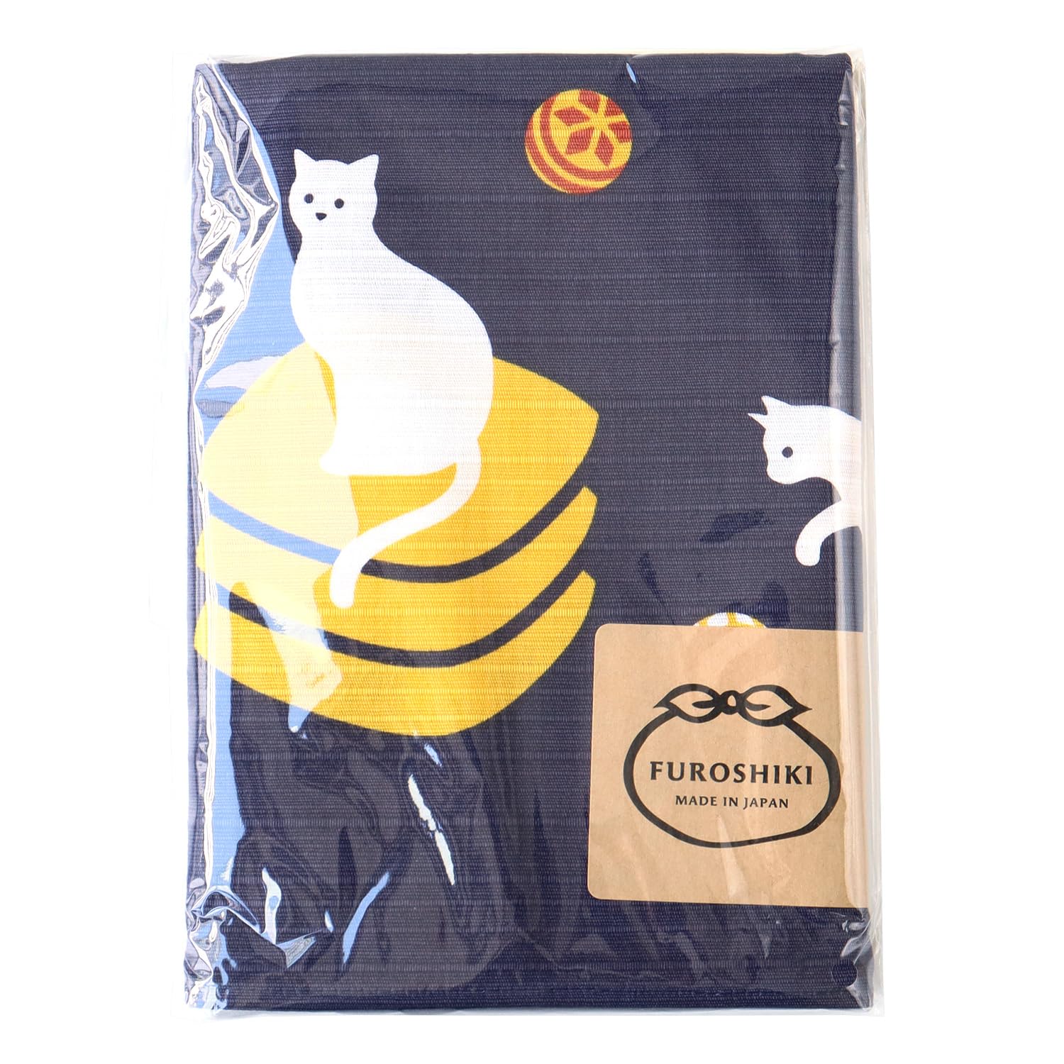 Фуросики Большой Фуросики 6560 Miyamoto-Towel (Кот Озабу) 70x70 см, Оками-сан