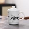Su's Keramik Handbemalte Bambusgelenk Büro-Tasse