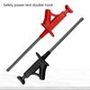 J.30042 Quick Test Hook Clip 4MM Banana Socket Professional Insulated High Voltage Flexible Grabber Probe Test Hook Clip
