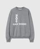 TIMELESS SPORTSWEAR Long Ago Graphic Sweat Shirts Salt&Pepper / Sandiego