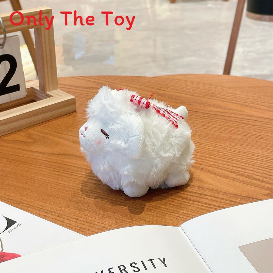 Cartoon Style Sheep Plush Key Holder With Pp Cotton Filling For Daily Use