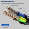 Europea 90 Degree Male Plug To Female Socket Power Extension Cable For Pc Computer Pdu(0.6m)