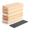 Wood Polished Sanding Block for Guitar Fret Leveling Fingerboard Luthier Tools with Sandpaper Guitar Repair Tools Kits