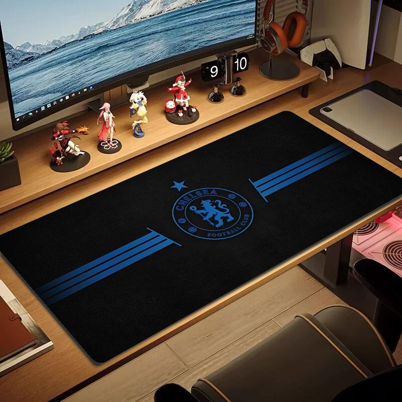 Chelsea F Large Size Mouse Pad Large Gaming Table Cushion Non-slip Laptop Tablet Big Mousepad XXL Mat Mini PC Playmat With Lock Edge