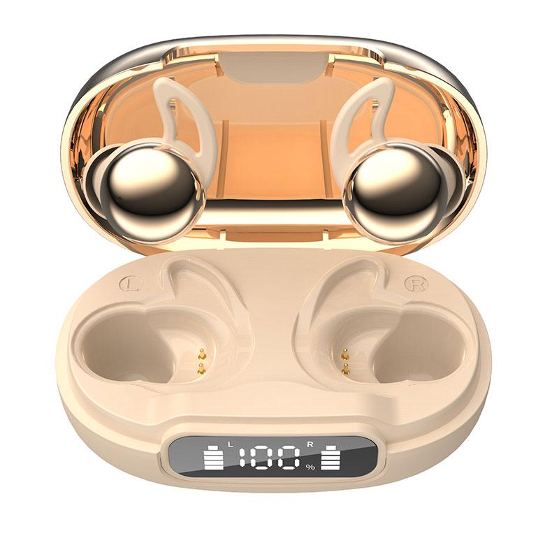 Sleep Bluetooth 5.4 Earbuds Wireless Earphones ANC Noise Cancelling with Translation In-Ear Headphones Portable Charging LED Display for Travel Work