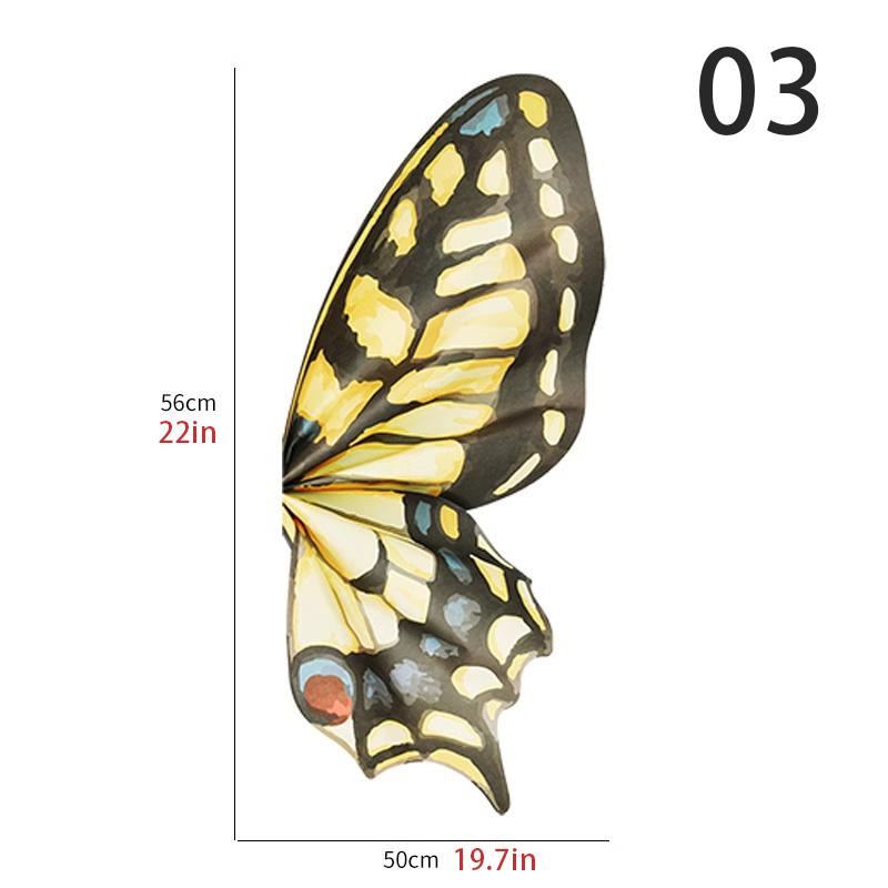 20 Pcs/Pack Flower Wrapping Paper DIY Butterfly Wings Shaped Bouquet Packaging Paper Wedding Party Gift Packing Florist Material