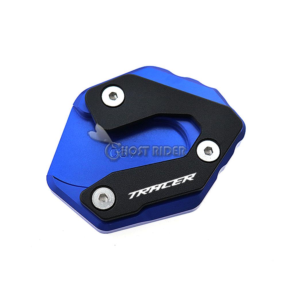 For Yamaha TRACER 9 GT TRACER 9GT  Motorcycle CNC Kickstand Foot Side Stand Extension Pad Support Plate