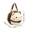 Cat Plush Bag Cartoon Decorative Tote for Shopping Festive Party Work Traveling