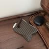 Retro Plaid Women Mini Makeup Bag Coin Purse Zipper Small Pouch Portable Female Lipstick Cosmetic Organizer Storage Bag