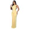 2025 Herbst Slim Fit Rückenfreies Bandkleid für Damen - Unifarben, Sexy, Hüftbetont, Elegant