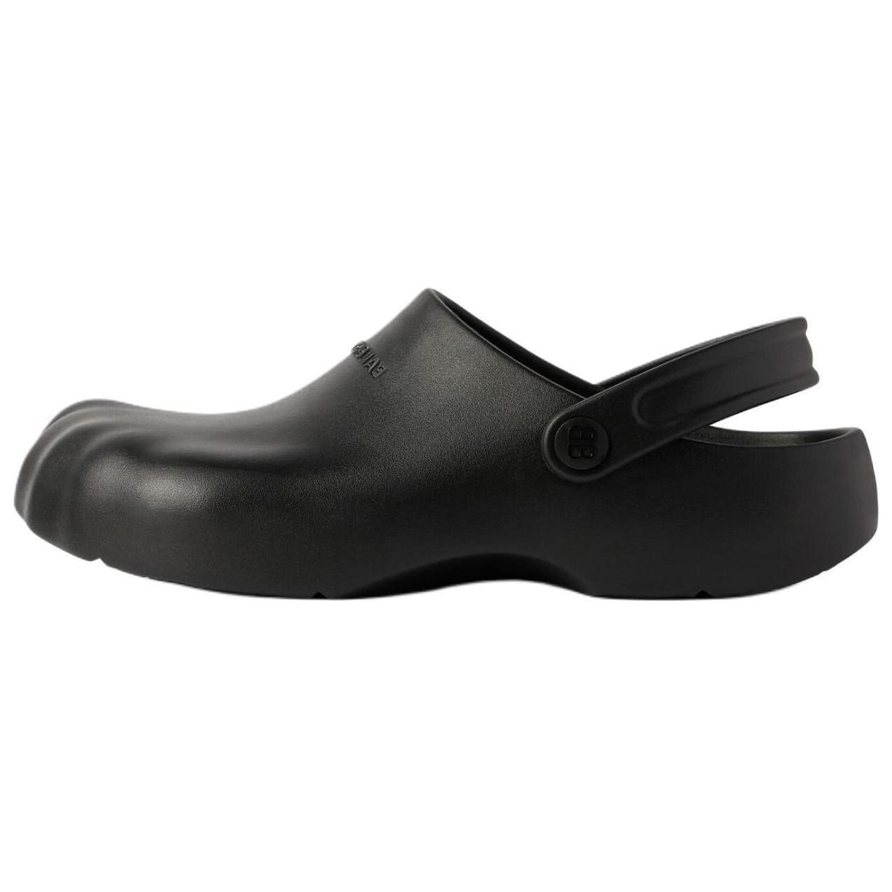 Balenciaga Logo Embossed Slingback Mules 788619W3SU11000