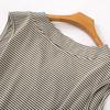 Striped Vest Dress Pajamas Women Cotton Large Size Summer Korean Style Basic Classic Loose Casual Chic Sleeveless Home Wear Trend