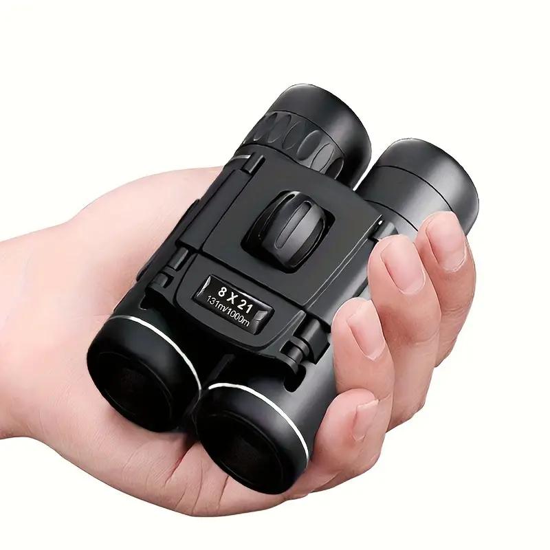 

High Power 8X21 HD Binoculars Adult Bak4 Prism Ultra Bright Waterproof with Phone Adapter Tripod for Bird Watching Hunting Hike